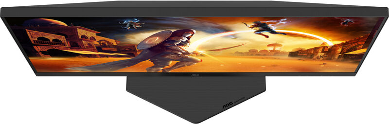 AOC 27G4HRE 27" gamingskjerm montert på skrivebord