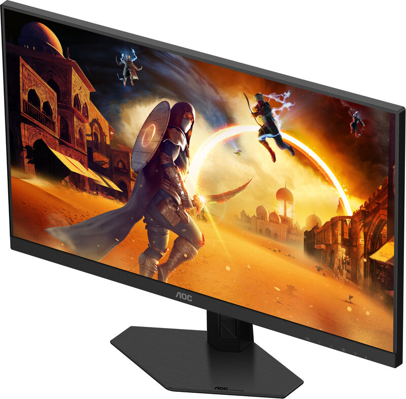 AOC 27G4HRE 27" gamingskjerm sideprofil