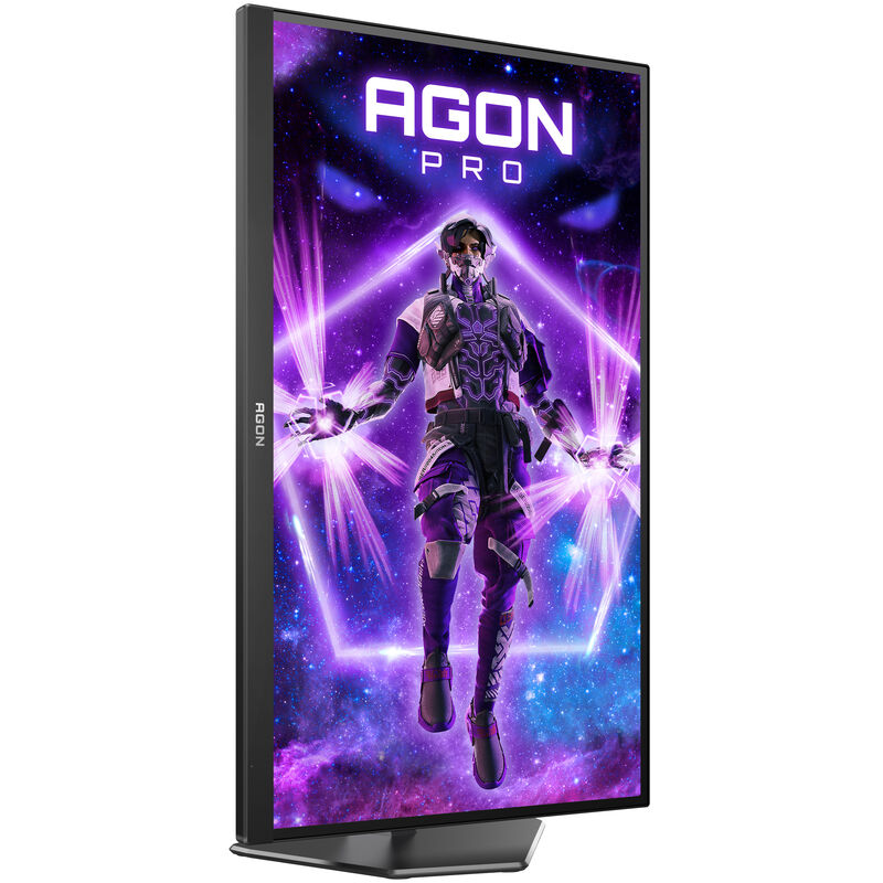 AOC AGON Pro AG246FK montert på skrivebord