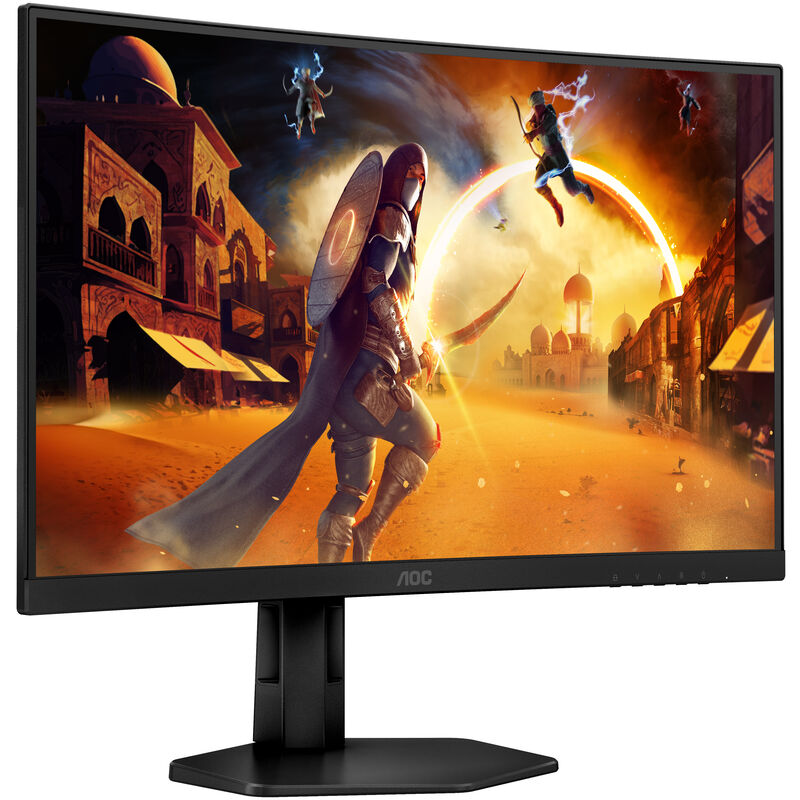 AOC C27G4ZXU curved gamingskjerm 27 bakside