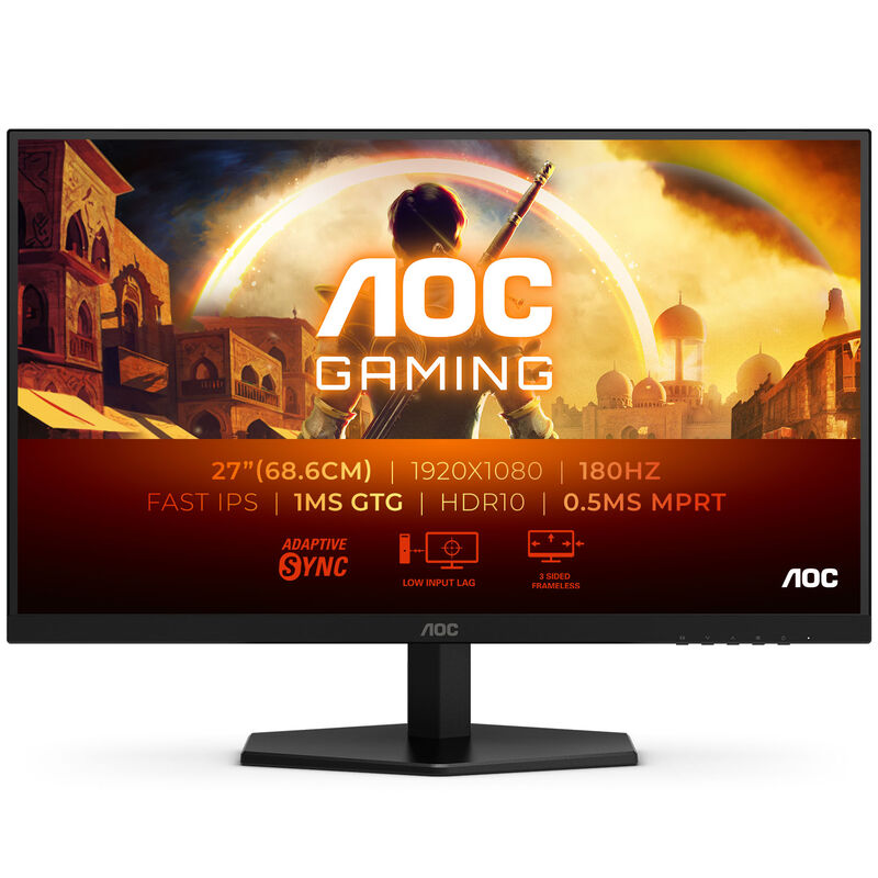 AOC Gaming 27G42E gamingskjerm 27 tommer front