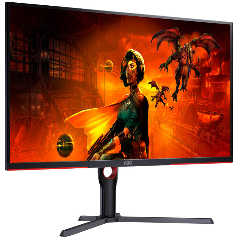 Detaljbilde av AOC Gaming U32G3X/BK skjermpanel