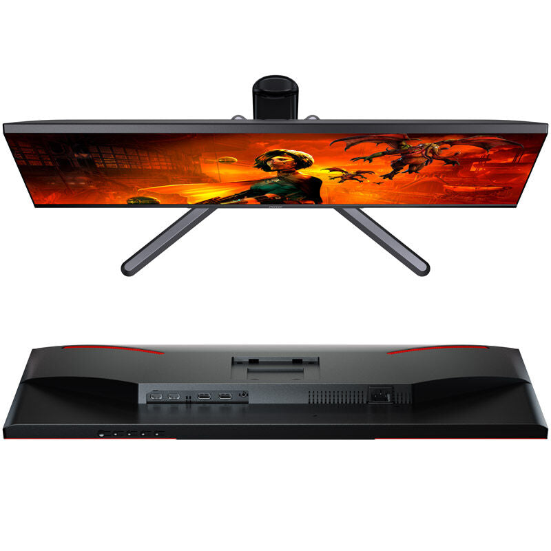 AOC Gaming U32G3X/BK skjerm i bruk med spill
