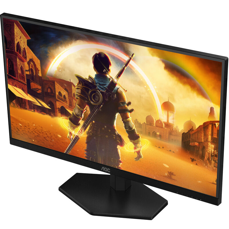 AOC Q27G42ZE 27" WQHD gamingskjerm nærbilde av kontrollknapper