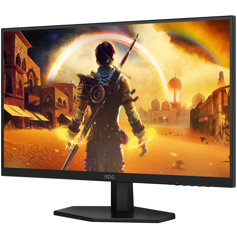 AOC Q27G42ZE 27" WQHD gamingskjerm detalj av skjermkant
