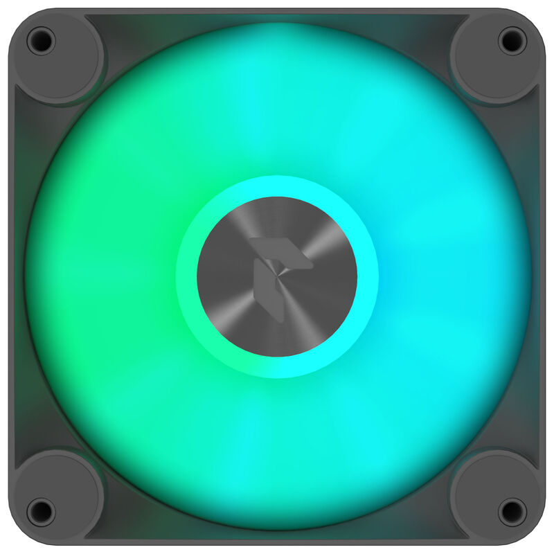 APNX FP1-Q PWM vifte 120 mm ARGB svart detalj av vifteblader