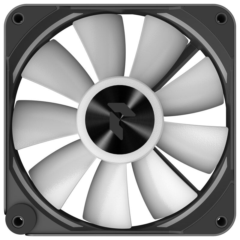 APNX FP2-120 PWM vifte 120 mm ARGB svart montert i PC