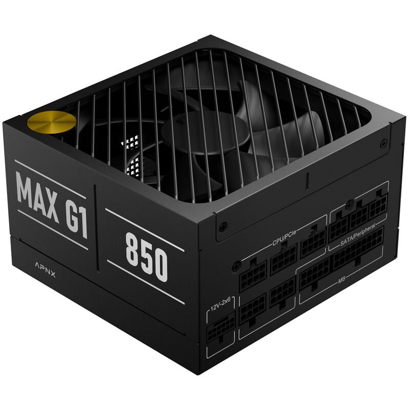 APNX MAX G1 strømforsyning 850 W bakside