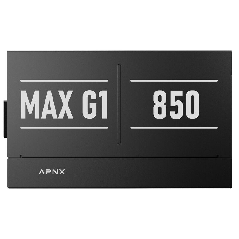 APNX MAX G1 strømforsyning 850 W detalj av tilkoblinger