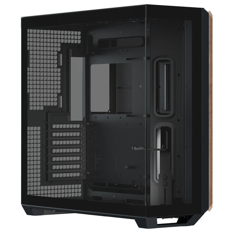 APNX V1 kabinett midtårn ATX herdet glass svart/hvit bakside