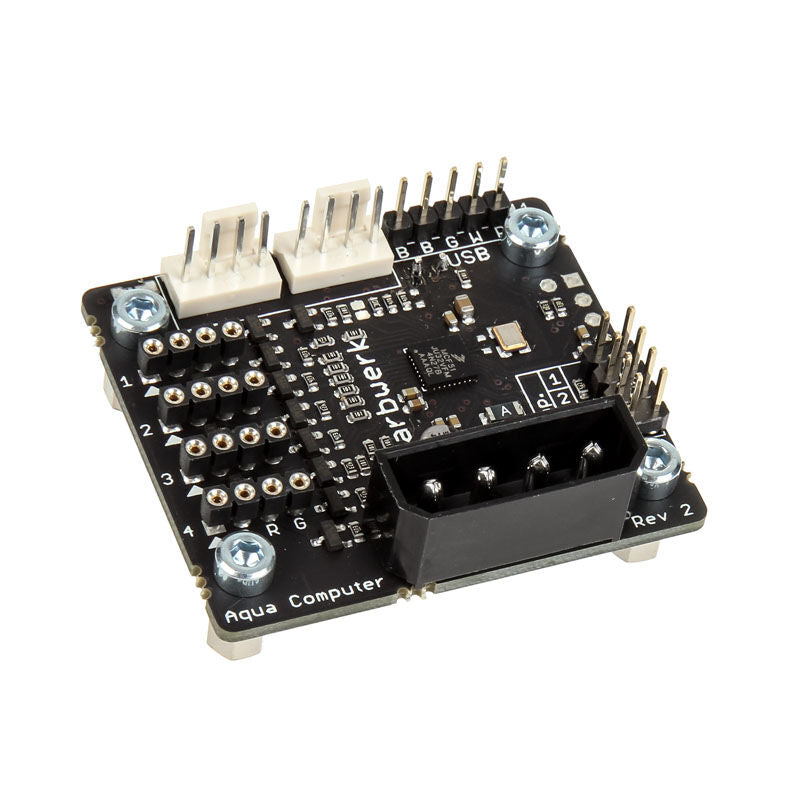 aqua computer farbwerk USB Bluetooth aquabus RGB-kontroller bakside