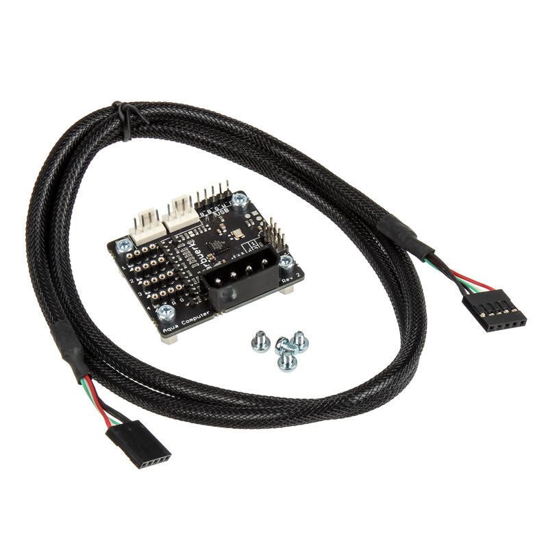 aqua computer farbwerk USB Bluetooth aquabus RGB-kontroller montert i PC