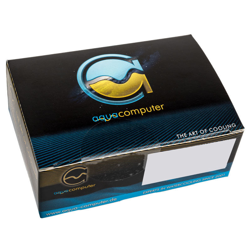 nærbilde av aqua computer RGBpx Splitty4 RGB-splitter kabel