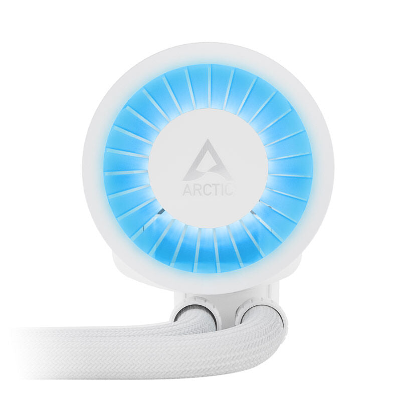 ARGB-belysning på Arctic Liquid Freezer III ARGB White AIO