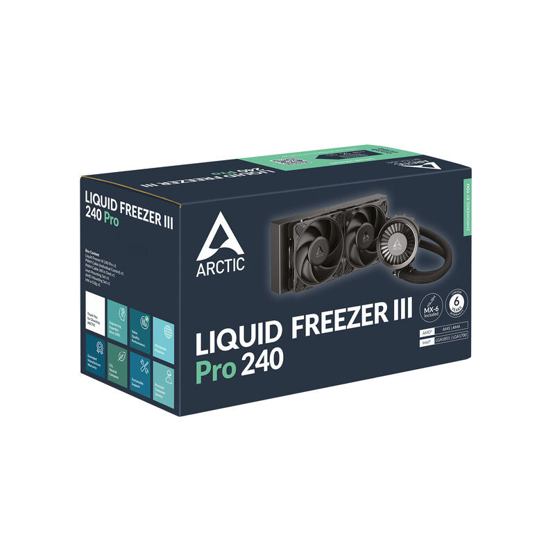Arctic Liquid Freezer III Pro 240 AIO vannkjøling slange og pumpe