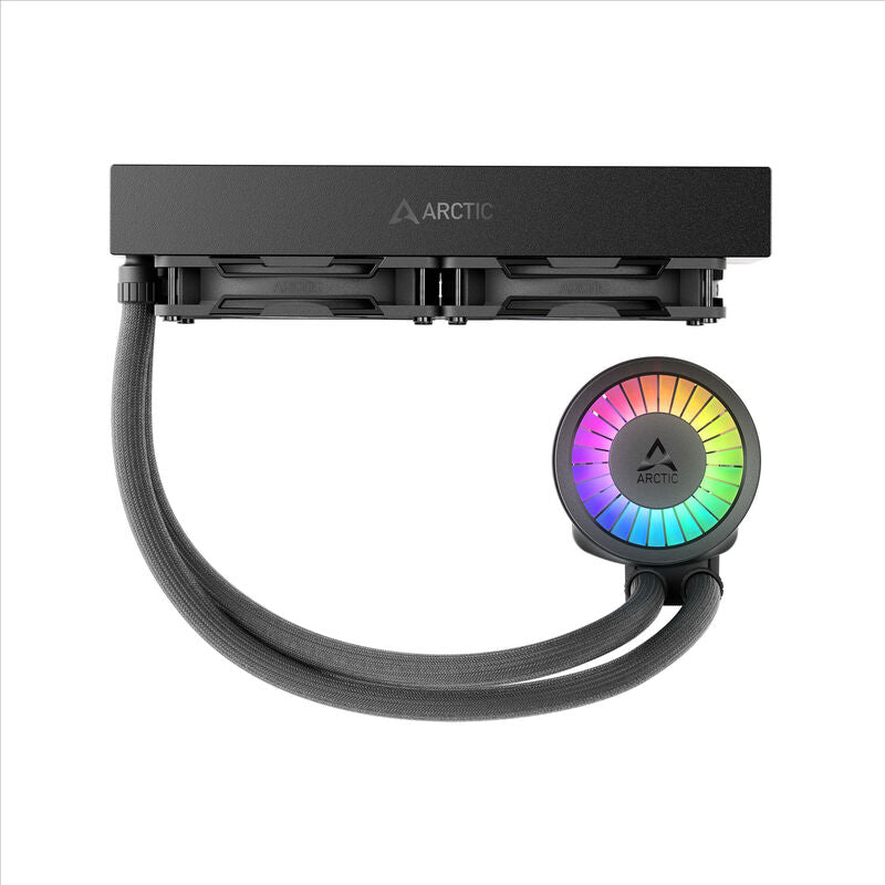 Nærbilde av Arctic Liquid Freezer III Pro 240 A-RGB AIO vannkjøling svart vifte
