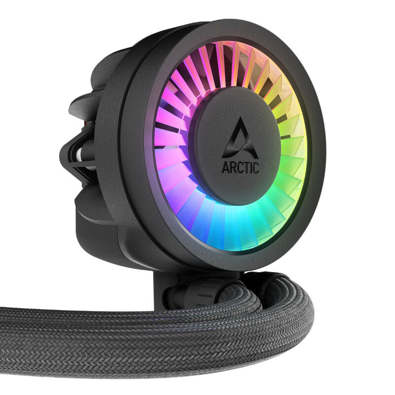 Arctic Liquid Freezer III Pro A-RGB AIO vannkjøling 280 mm svart montert i PC