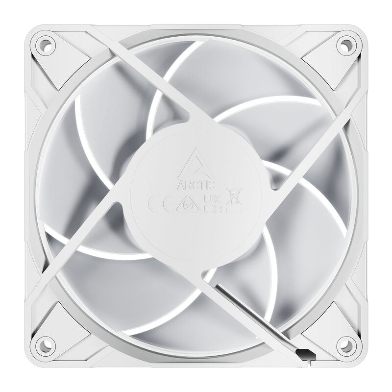ARCTIC P12 Pro ARGB PWM vifte 120 mm hvit sideprofil