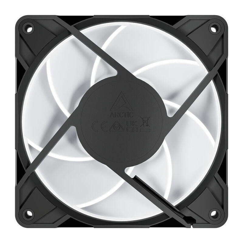 Arctic P12 Pro vifte 120 mm PWM ARGB svart med RGB-lys på