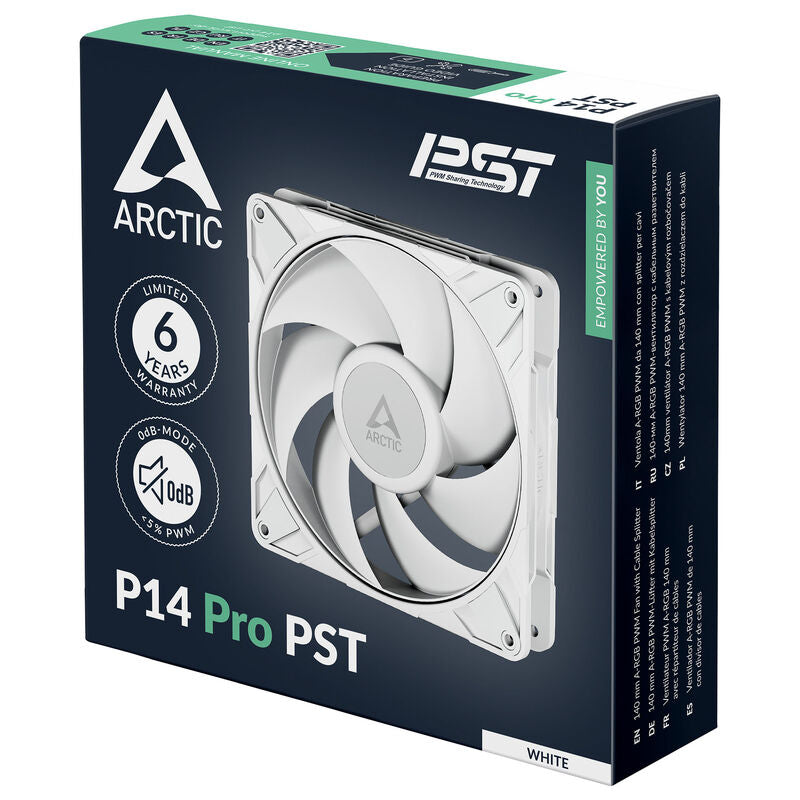 Arctic P14 Pro PST PWM vifte 140 mm svart komplett pakke