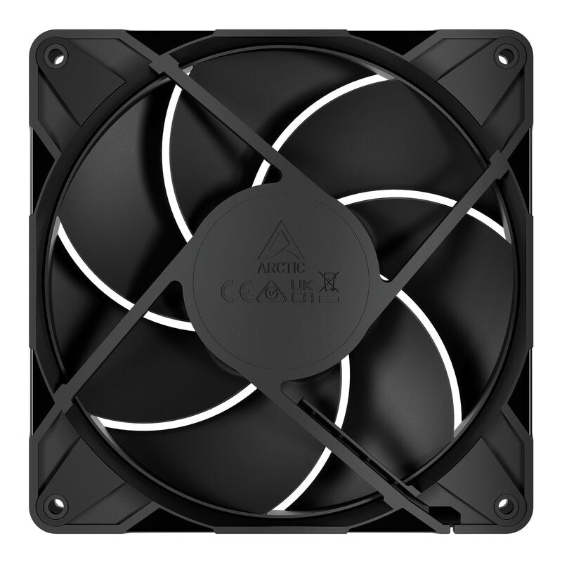 Nærbilde av vifteblader på Arctic P14 Pro PST PWM vifte 140 mm svart