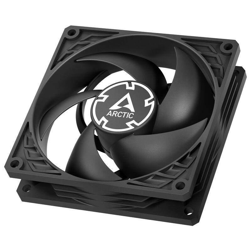 Arctic P9 Silent 3-pin vifte 92 mm svart forfra