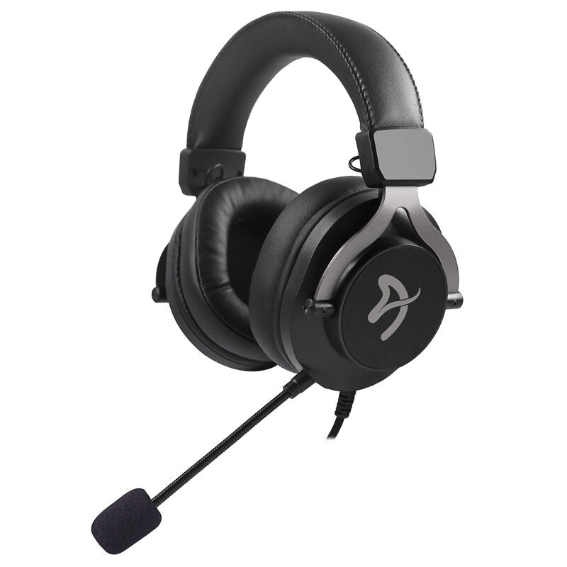 Arozzi Aria gamingheadset kablet 50 mm svart forfra