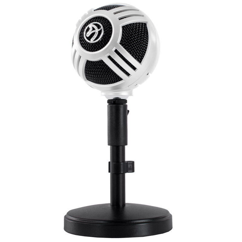 Arozzi Sfera bordmikrofon USB hvit forfra