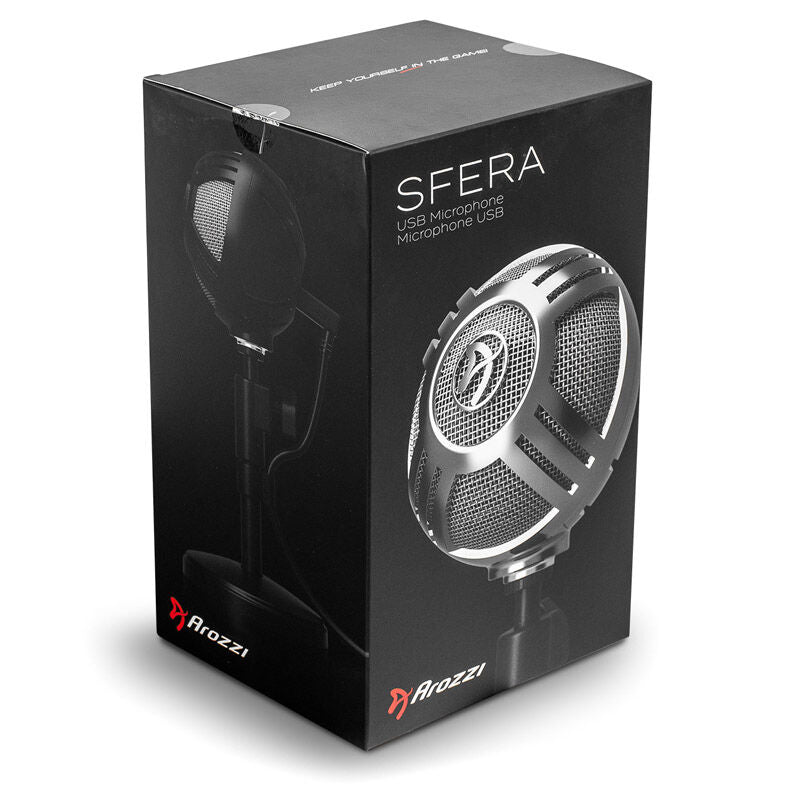 Arozzi Sfera bordmikrofon USB hvit komplett sett