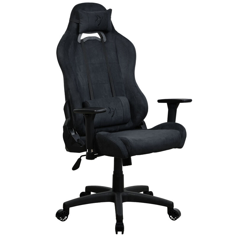 Arozzi Torretta gamingstol Supersoft stoff svart forfra