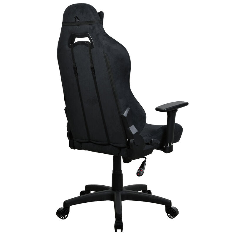Arozzi Torretta gamingstol Supersoft stoff svart med lendekile