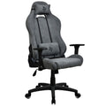 Arozzi Torretta gamingstol Soft Fabric stoff grå forfra