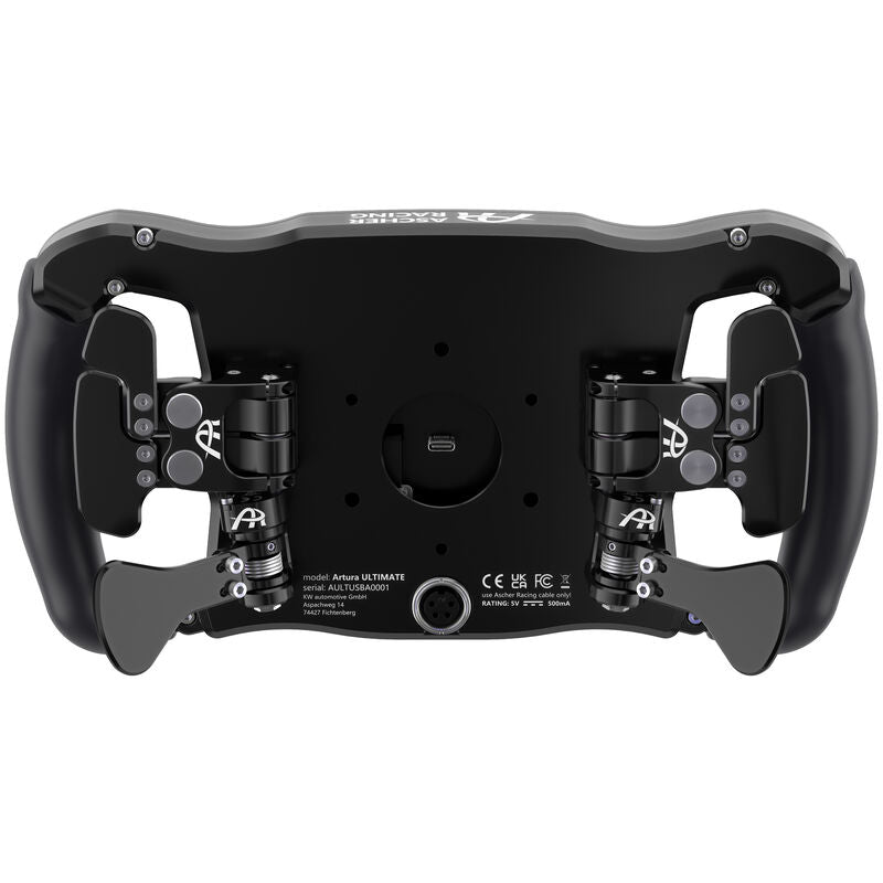 Sideprofil av Ascher Racing McLaren Artura Ultimate simracingratt USB RGB