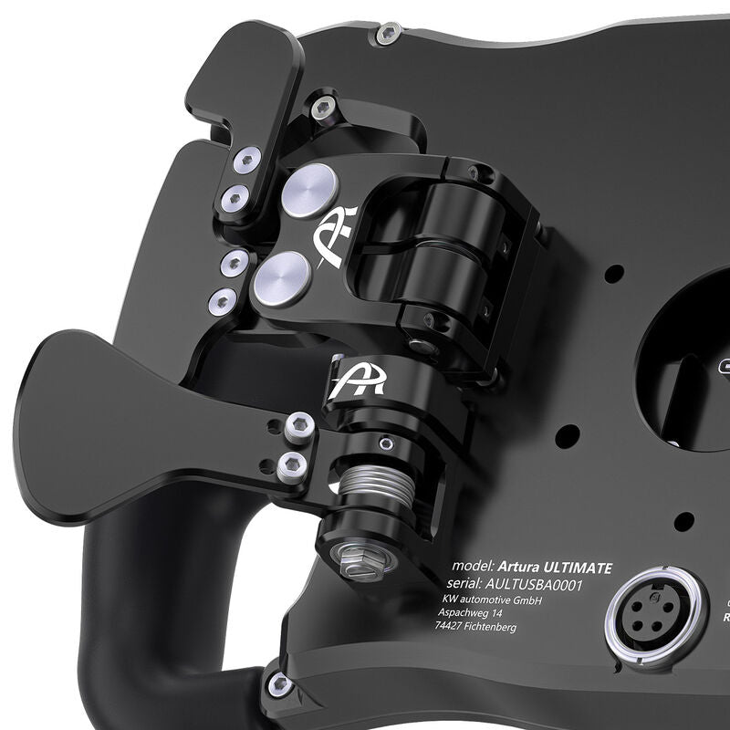 Logo på Ascher Racing McLaren Artura Ultimate simracingratt USB RGB