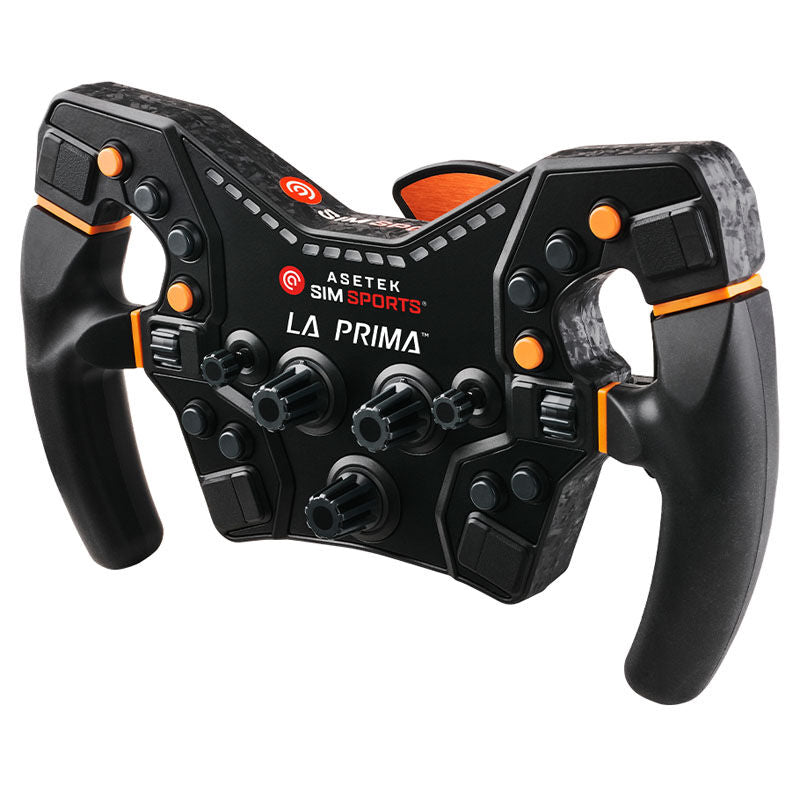 Asetek SimSports La Prima Formula Wheel bakside