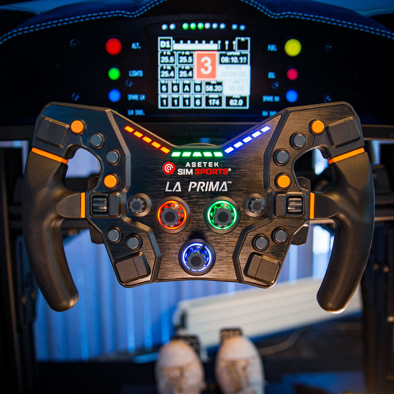 Asetek SimSports La Prima Formula Wheel komplett sett