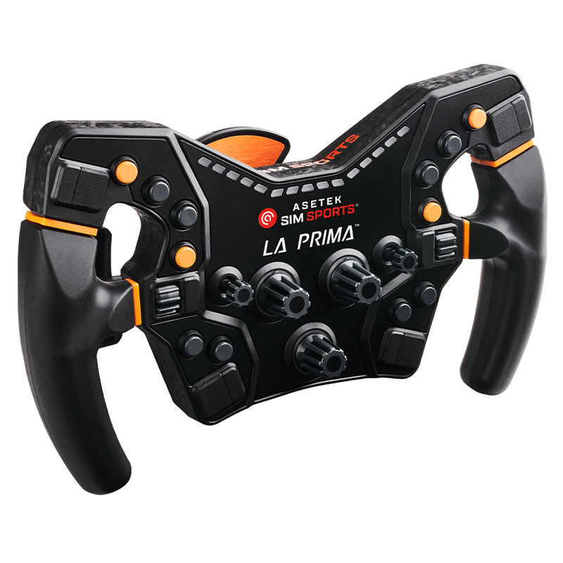 Asetek SimSports La Prima Formula Wheel simracing-ratt forfra