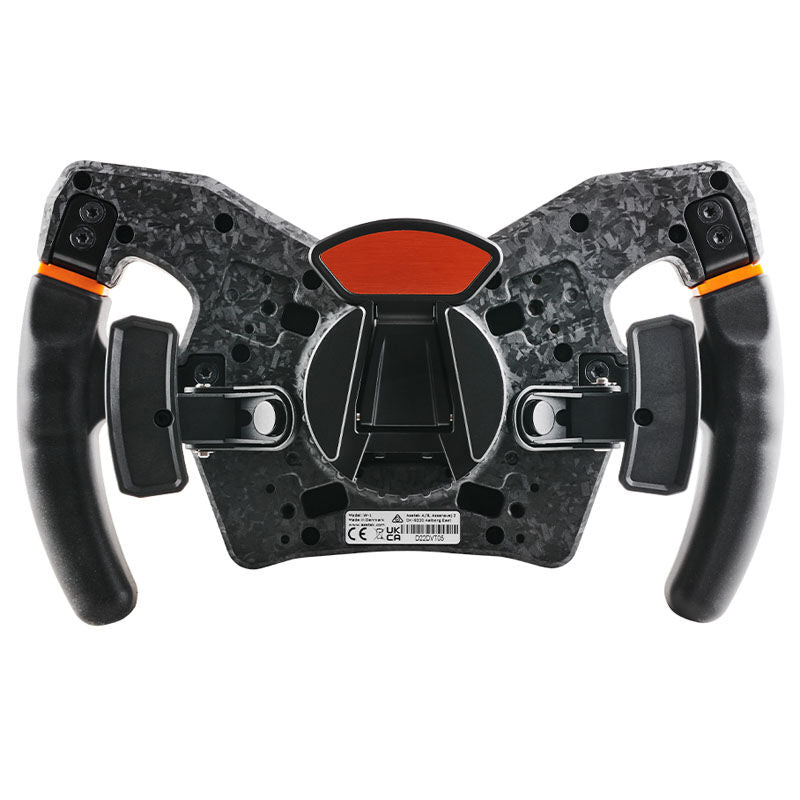 Asetek SimSports La Prima Formula Wheel nærbilde av RGB-belysning