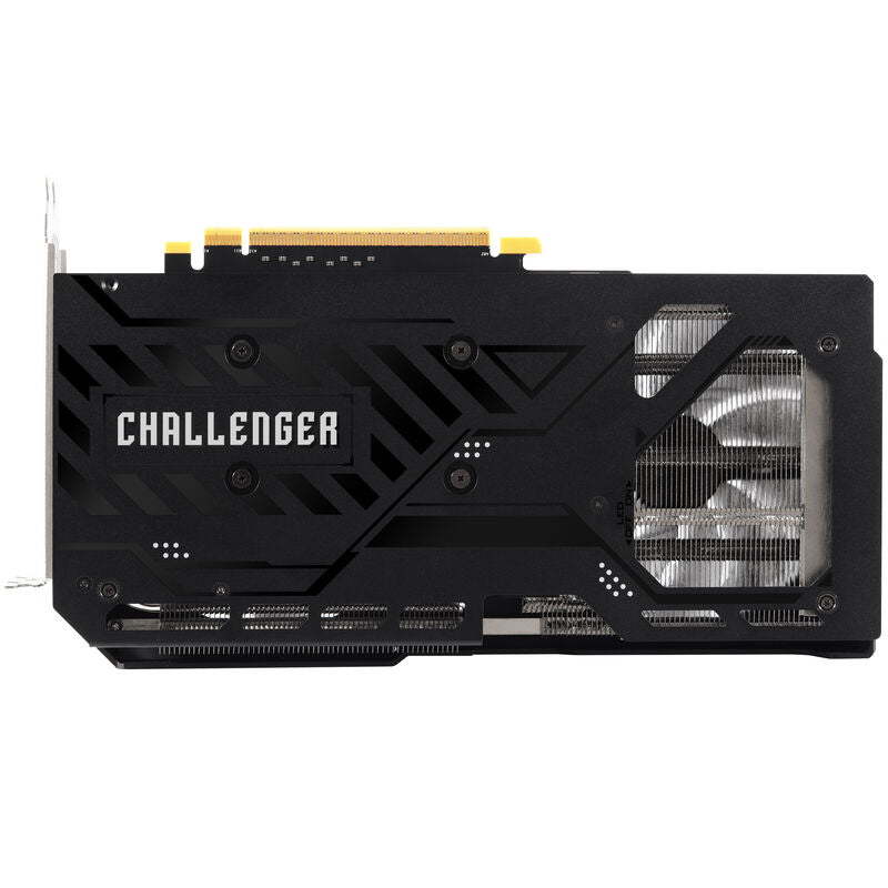 Oversikt over ASRock Arc B570 Challenger OC grafikkort design