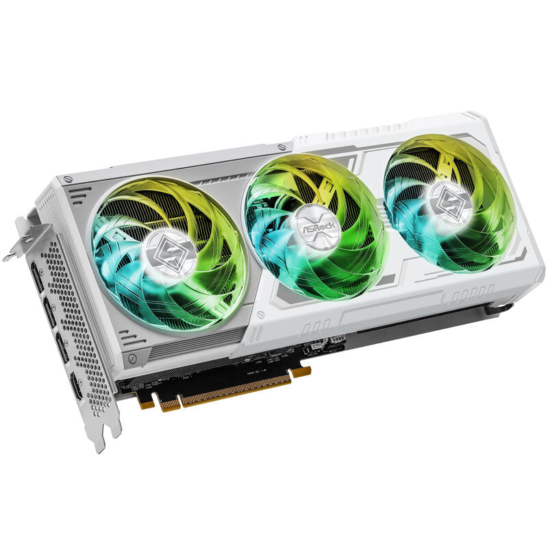 ASRock Arc B580 Steel Legend OC grafikkort bakside