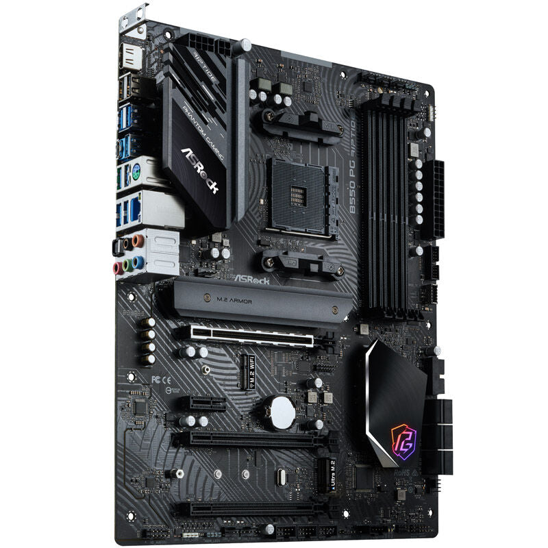 ASRock B550 PG Riptide hovedkort bakside