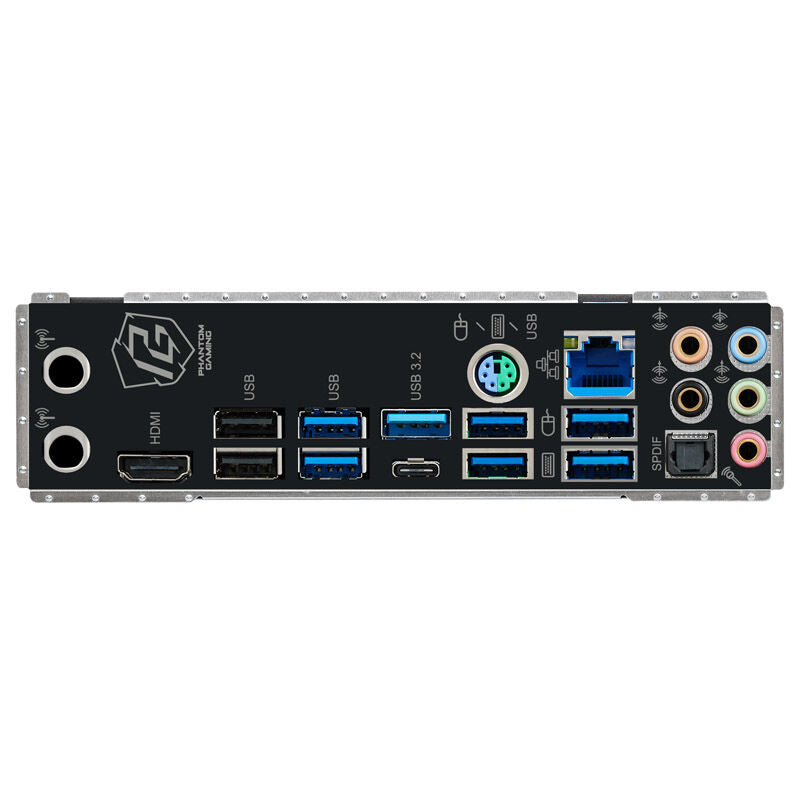 ASRock B550 PG Riptide hovedkort montert i PC