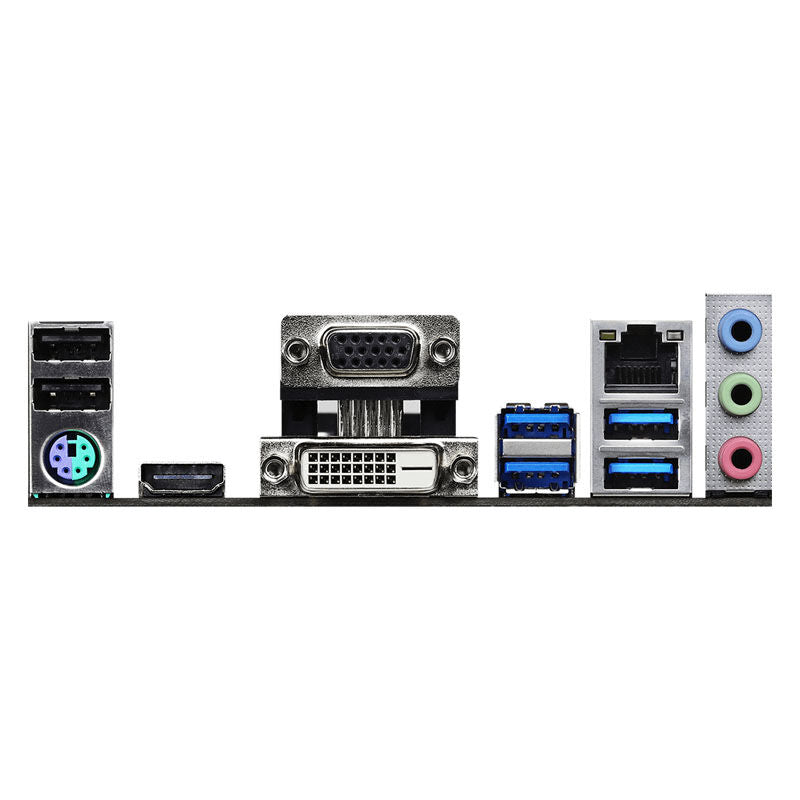 ASRock B550M-HDV montert i PC-kabinett