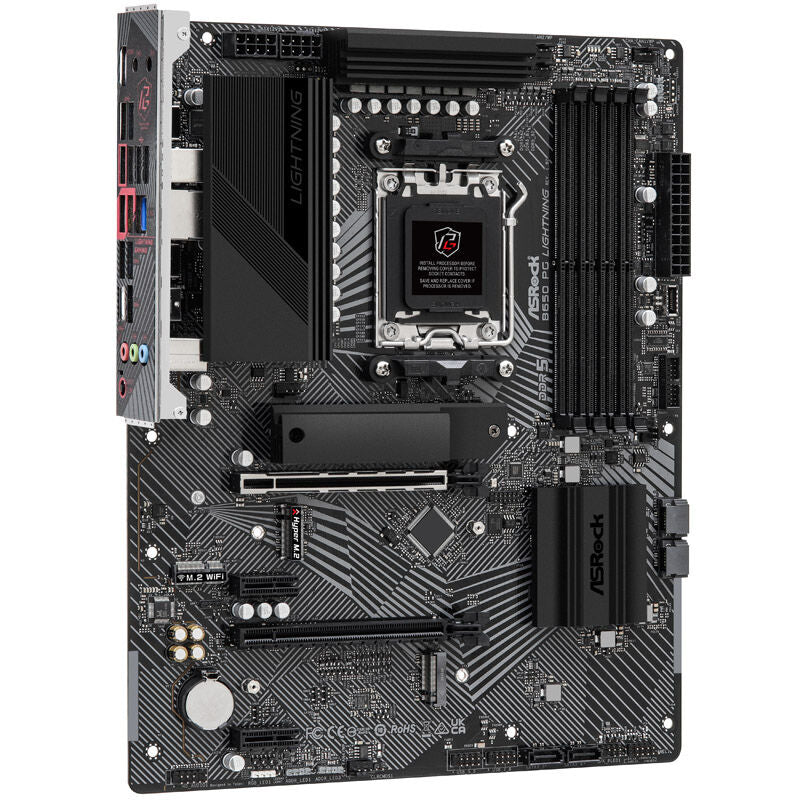 ASRock B650 PG Lightning hovedkort bakside