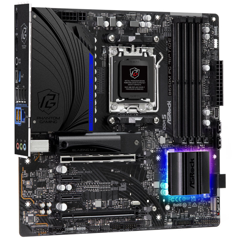 ASRock B650M PG Riptide bakside