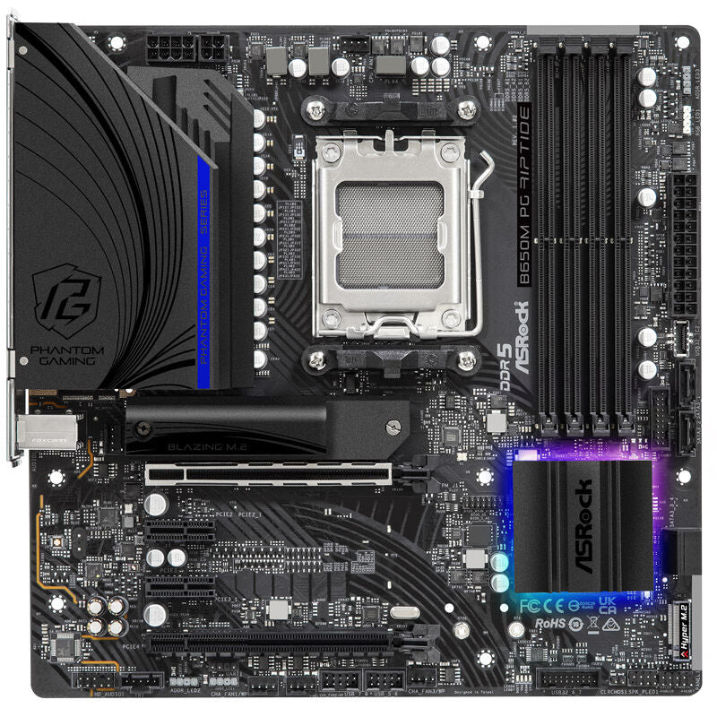 Detaljbilde av ASRock B650M PG Riptide hovedkort