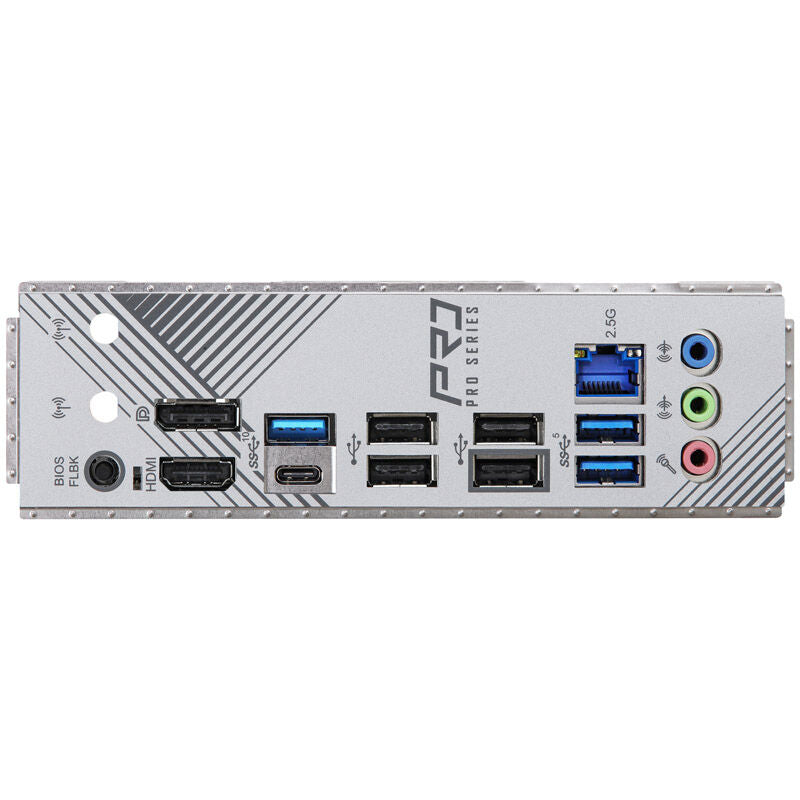 Montert ASRock B650M Pro RS hovedkort i PC-kabinett
