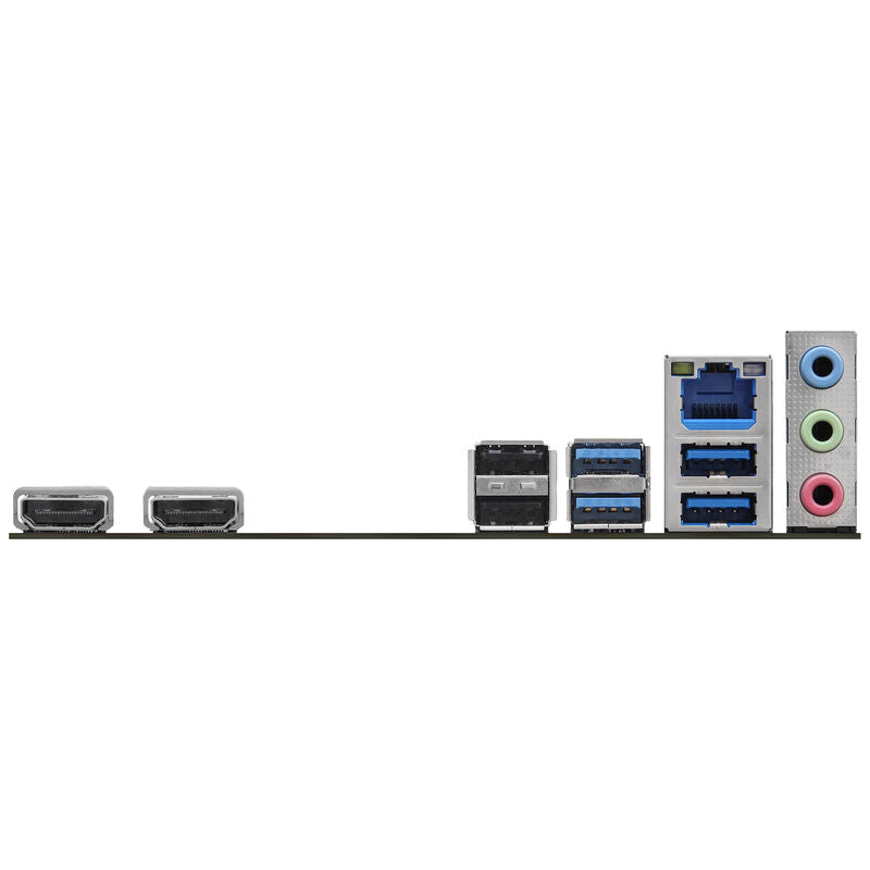 ASRock B760M-H2 M.2 hovedkort montert i PC-kabinett