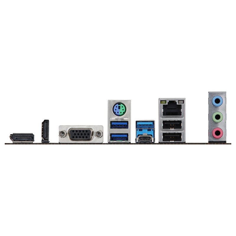 Montert ASRock B760M-HDV M.2 D4 hovedkort i PC-kabinett
