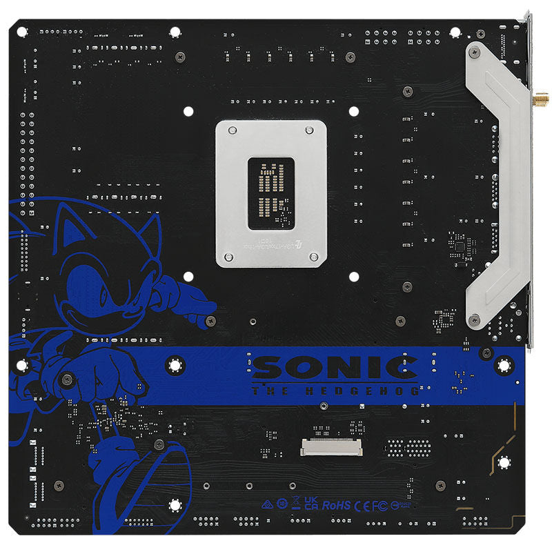ASRock B760M PG Sonic WiFi hovedkort med RGB belysning